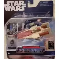 A-Wing With A-Wing Pilot