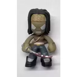 Michonne Angry Black Shoes Bloody
