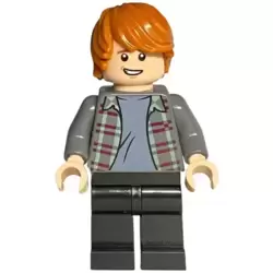 Ron Weasley - Plaid Shirt, Black Legs