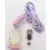 Polly Pocket (1989 - 1998) - Little Lulu Polka Dot Dress In Necklace Pink Base Purple Cord