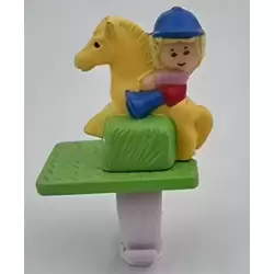Polly on Her Pony Ring