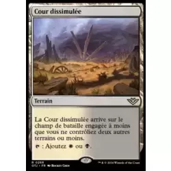 Cour dissimulée