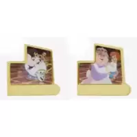 Beauty and the Beast Lenticular Bell Jar Mystery Collection - Mrs. Potts and Chip