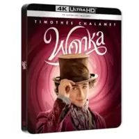 Wonka : Edition Steelbook [4K Ultra HD + Blu-Ray]