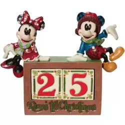 Mickey et Minnie Countdown Bloc