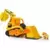 Pat Patrouille - Rubble\'s Bark Yard Deluxe Bulldozer