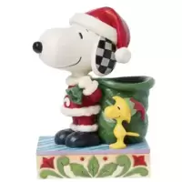 Snoopy Santa & Elf Woodstock