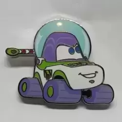 DCA Pixar Fest ~ Buzz & Woody Carsland 2 Pin Set - Buzz
