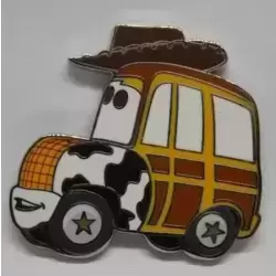 DCA Pixar Fest ~ Buzz & Woody Carsland 2 Pin Set - Woody