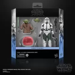 Star Wars The Black Series Yoda & Clone Commander Gree  G0213