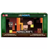 Mob Head Minis - Nether FIre Battle