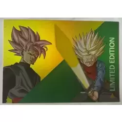 Goku Black Super Saiyan Rose vs Future Trunks Super Saiyan