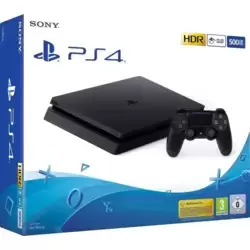 PlayStation 4 Slim 500Go Jet Black PS VR Ready - Chassis F