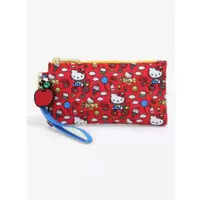 Hello Kitty 50th Anniversary Allover Print Wristlet