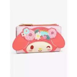 My Melody Floral Figural Wallet - BoxLunch Exclusive