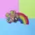 Loungefly and Boxlunch Pins - Lisa Frank Zoomer & Zorbit Rainbow 3\