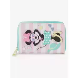 Minnie Mouse Beach Towel Small Zip Wallet