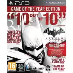Batman : Arkham City - Game of The Year