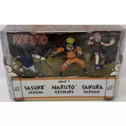 Sasuke Uchuha, Naruto Uzumaki & Sakura Haruno