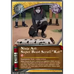 Ninja Art : Super Beast Scroll " Rat "