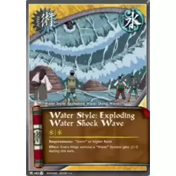water Style : Exploding Water Shock Wave