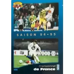 Championnat de France - Saison 94/95