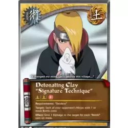 Detonating Clay " Signature Technique "