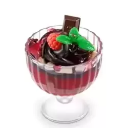 Vegan Chocolate Mousse With Raspberries & Almond Crumb