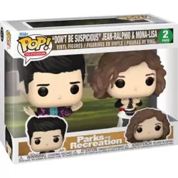 Parks And Recreation - Don't Be Suspicious Jean Ralphio & Mona-Lisa 2 Pack