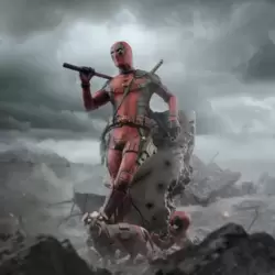 Marvel - Deadpool & Wolverine - Deadpool - Art Scale