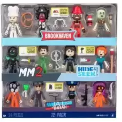 Brookhaven, MM2, Hide & Seen Extreme & Jail Break 12-Pack