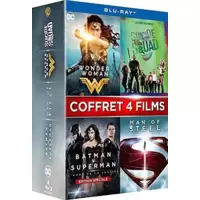 Wonder Woman + Suicide Squad + Batman v Superman : L'Aube de la Justice + Man of Steel [Blu-Ray]