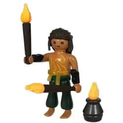 Fire dancer