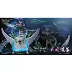 Fairy Tail Wendy Marvell EX Resin Painted LED Statue