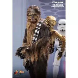 Star Wars - Chewbacca with disassembled C-3PO