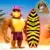 ReAction Figures - Thrilla Crew - Thrilla Gorilla (Purple)