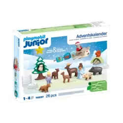 Calendrier de l'Avent Junior Père Noël et animaux de la forêt