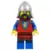 Lion Knight - Male, Flat Silver Neck-Protector, Black Moustache (Tower Guard)