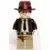 Indiana Jones - Dark Brown Jacket, Black Tie, Reddish Brown Dual Molded Hat with Hair, Light Nougat Hands