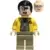 Lego Jurrasic World Minifigures - Dennis Nedry - Dark Blue Undershirt