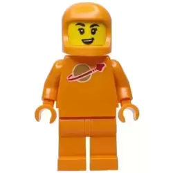 Classic Space - Orange without Air Tanks, Female