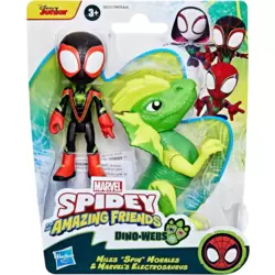 Miles Spin Morales et Marvel's Electrosaurus - Dino-Webs