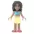 Lego Friends Mini-Dolls - Friends Andrea - Bright Light Yellow Shorts, Dark Azure Bikini Top