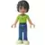 Friends Matthew - Dark Blue Trousers, Lime Polo Shirt