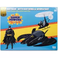 3 pack Batman with Batwing and Whirlybat (Gold Label)