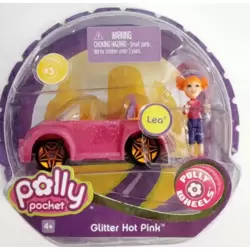 Micro Polly Wheels - #3 Glitter Hot Pink