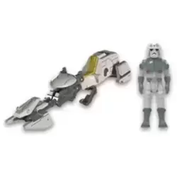 Ava Speeder Bike With Imperial Combat Driver