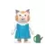 ReAction Figures - Busy World - Sally Cat