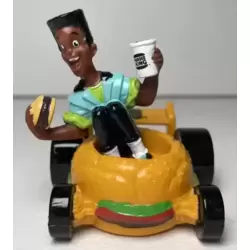 Jaws And His Burger Racer