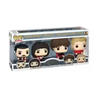 Queen - Freddie Mercury, Brian May, John Deacon & Roger Taylor 4 Pack